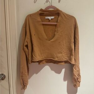 Lovers + Friends crop sweater